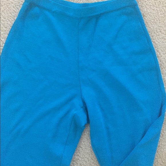 Ali Miles Turquoise Beaded Hi Waist Pants S - Picture 4 of 8